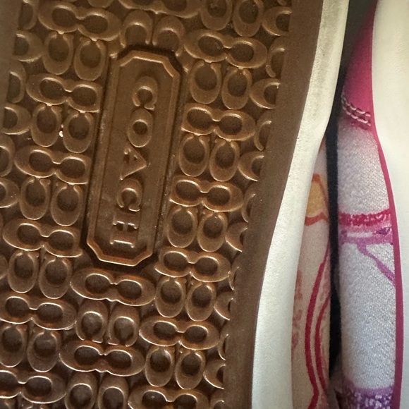 Coach Pink and White Women Sneakers - Picture 10 of 11